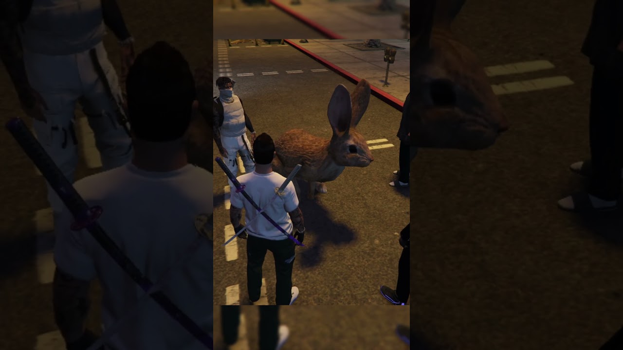 Gangster Bunny #gta #gtarp #shorts #gaming #easter