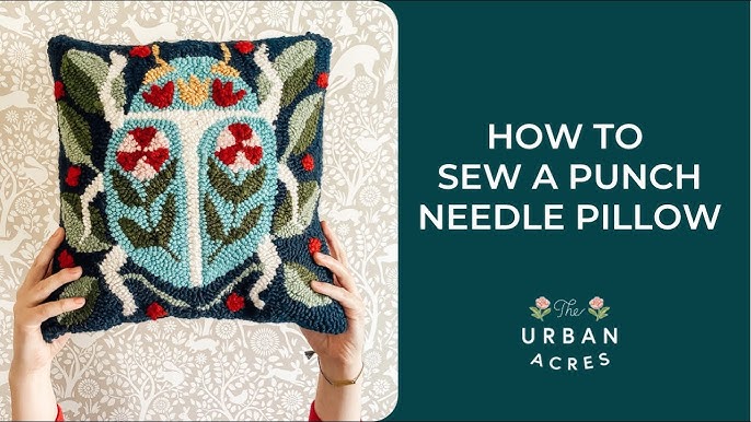 Ways to Finish a Punch Needle Canvas – Needle Work