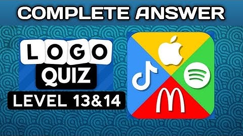 Logo Quiz 2023, level 13 & 14 answers @brainitquiz