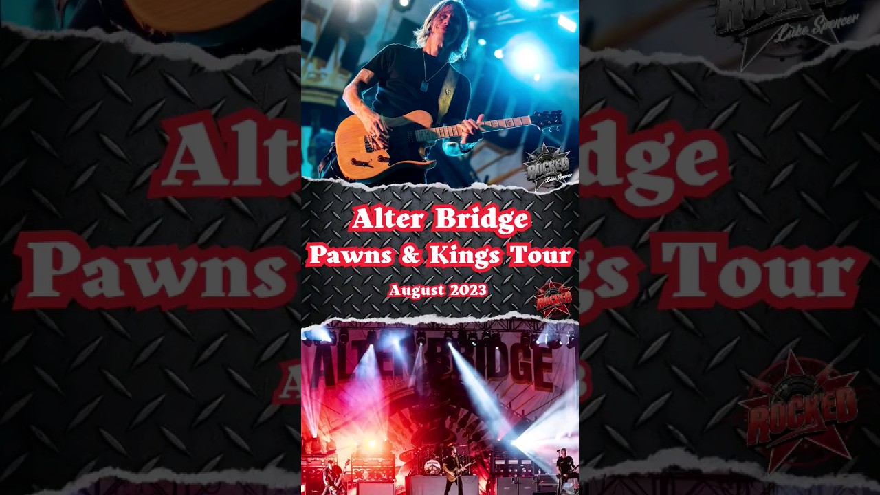 Alter Bridge Lights Up Asbury Park, New Jersey on 'Pawns & Kings' Tour 2023  - Game On Media