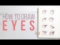 HOW TO DRAW EYES | A Tutorial