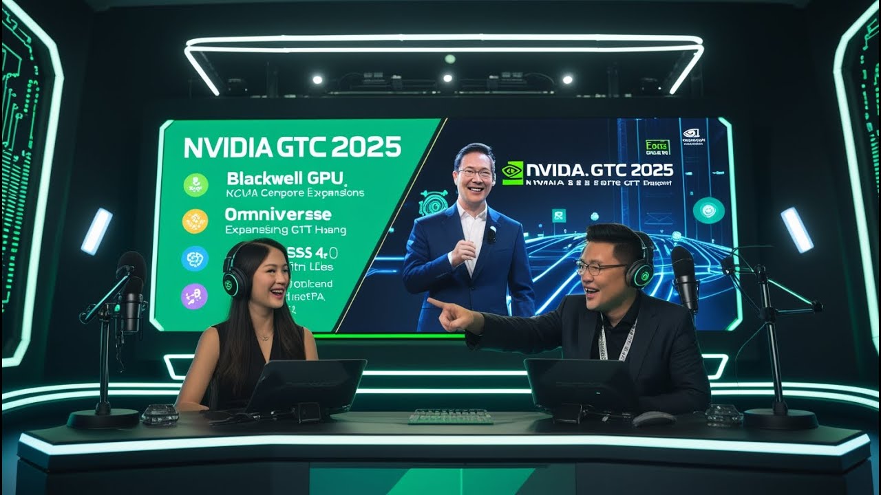 🎙️ Nvidia GTC 2025 Keynotes: Jensen Huang Reveals AI & GPU ...