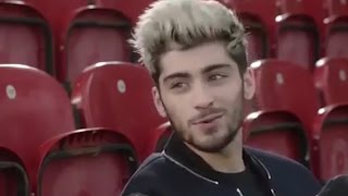 Zayn malik says he never wanted to be in one direction first on camera
solo interview