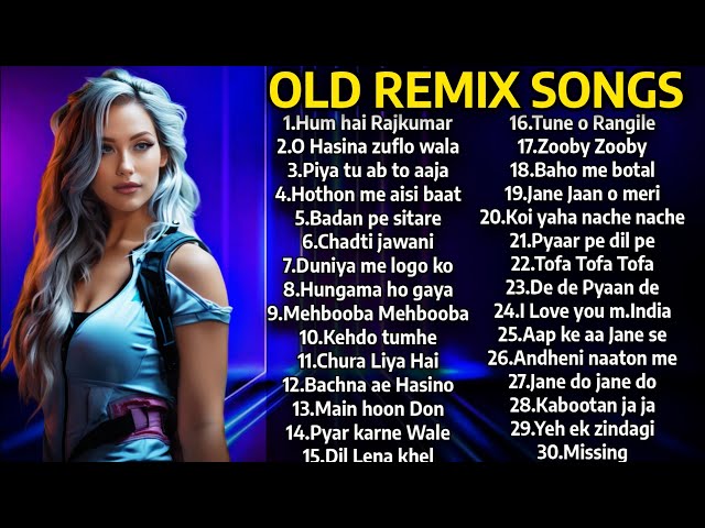 DJ REMIX OLD SONGS | 1964 to 1990 HINDI SONGS | DJ NON-STOP MASHUP 2023 | OLD IS GOLD Remix Songs class=