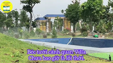Video 33: Tưới cảnh quan Villa bằng béc POPup
