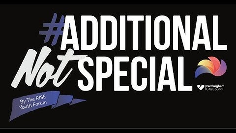 The RISE Youth Forum #addtionalnotspecial