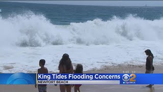 High tide is expected late saturday. sandbags are in place just case.
greg mills reports.