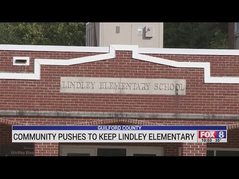 Guilford County community pushes to keep Lindley Elementary School