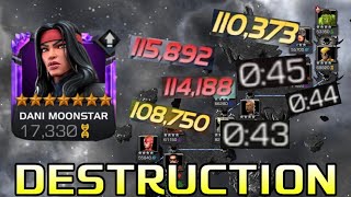 7 Star Dani Moonstar TEARS Through Realm of Legends: Full Synergy Destruction! | MCOC