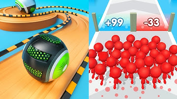 Going Balls vs Count Masters - All Levels Gameplay Walkthrough (NEW APK UPDATE)