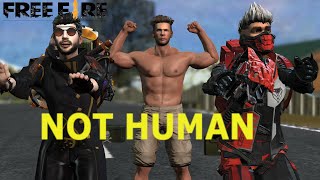 Not human 👽: free fire animation