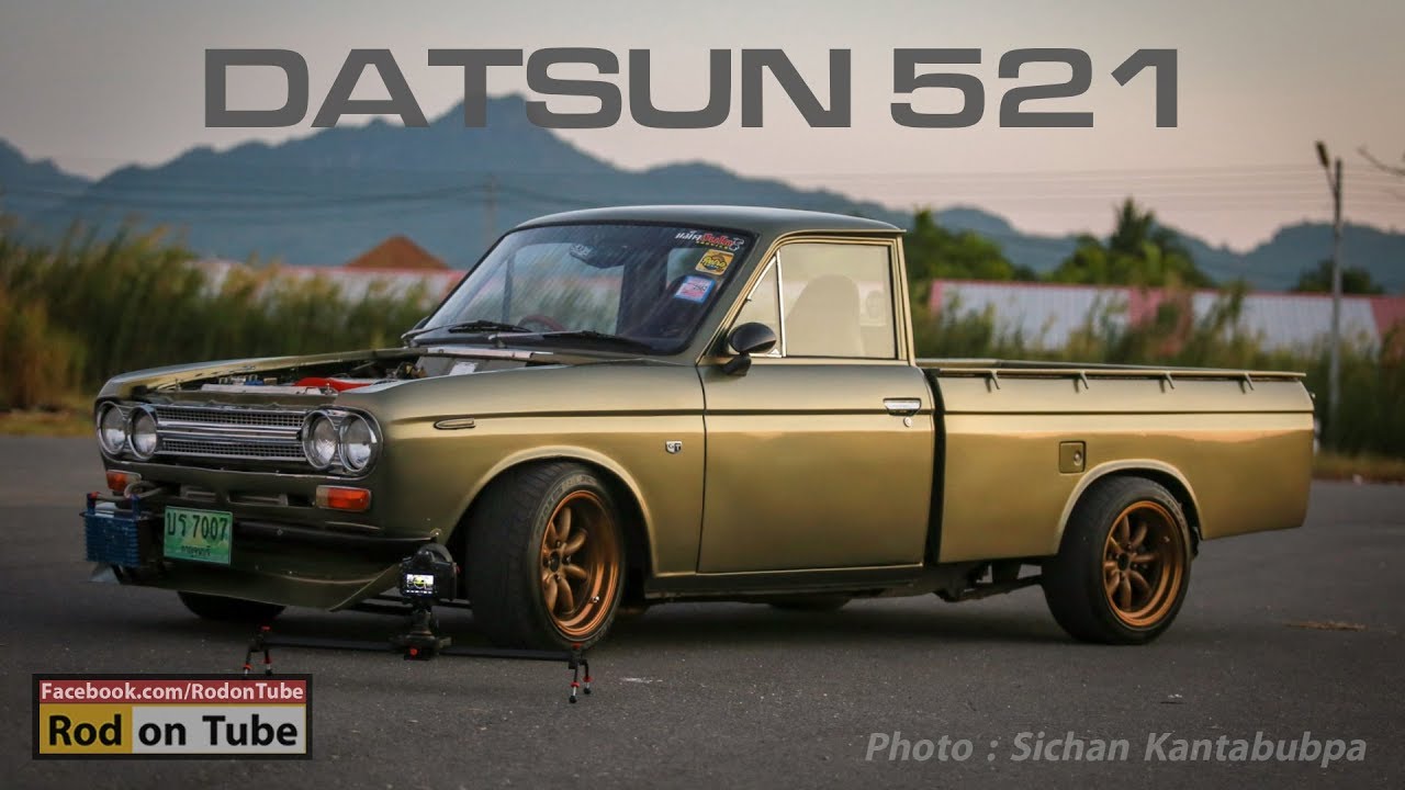 Datsun 521 สายซิ่งไม่ข้ามพันธ์ุกับ SR20 เทอร์โบ ฝาดำหลังหัก