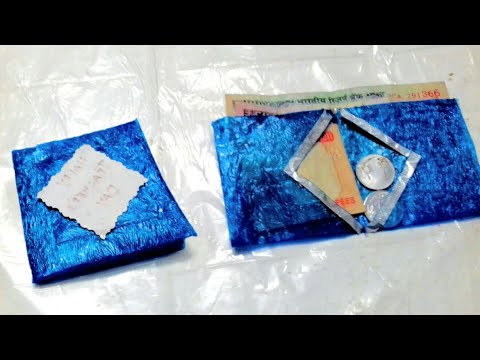 how to make wallet from plastic bag , diy wallet by siddharth creations
