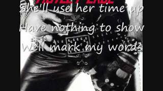 Mötley Crüe- Too Fast For Love (with lyrics) chords