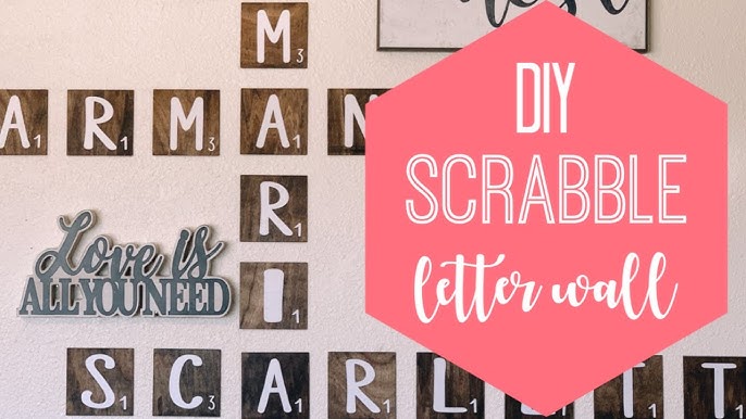 DIY Scrabble Letter Ornament 