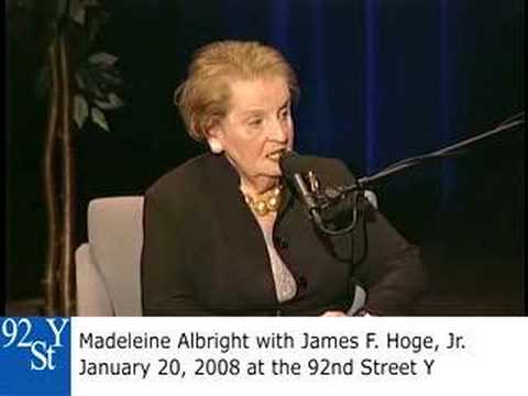 Madeleine Albright with James F. Hoge, Jr.