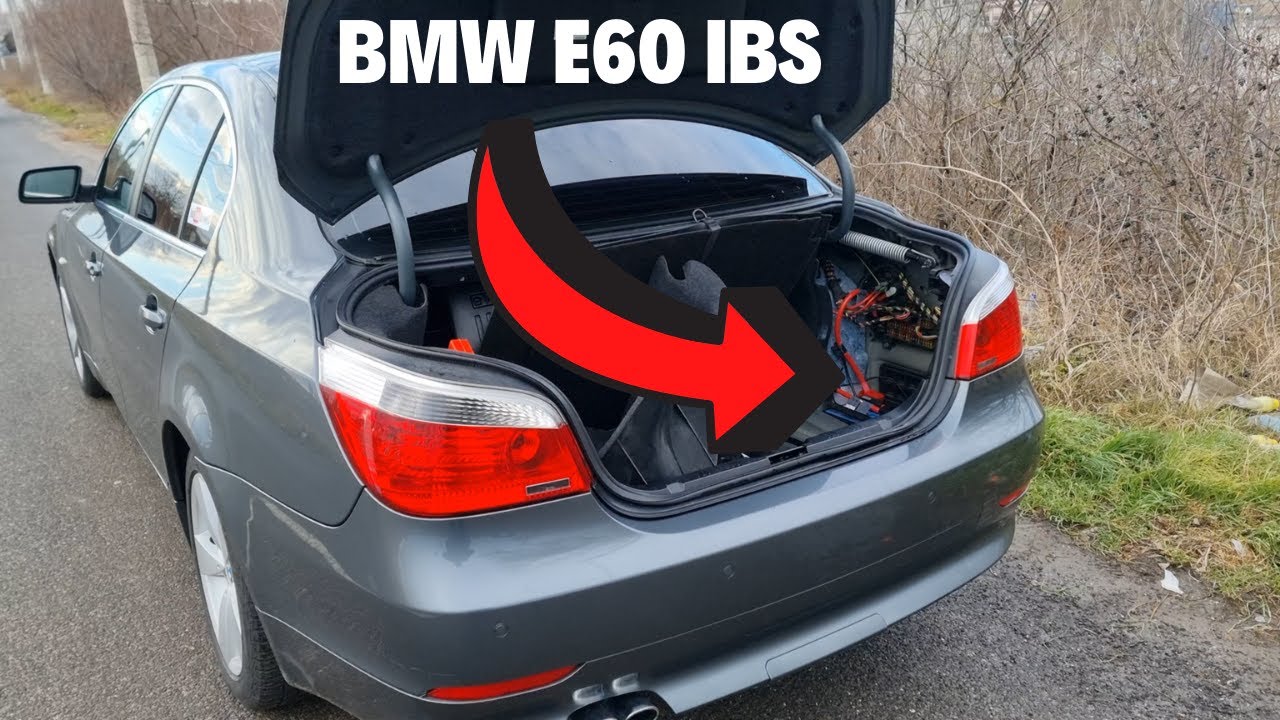 BMW E60 Unde este mufa IBS ( Intelligent Battery Sensor ) YouTube