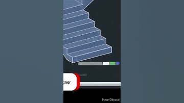 L- Stairs in 3D Part 2 #tutorial #autocad #autocad3dmodeling  #architecture  #design #autocadd