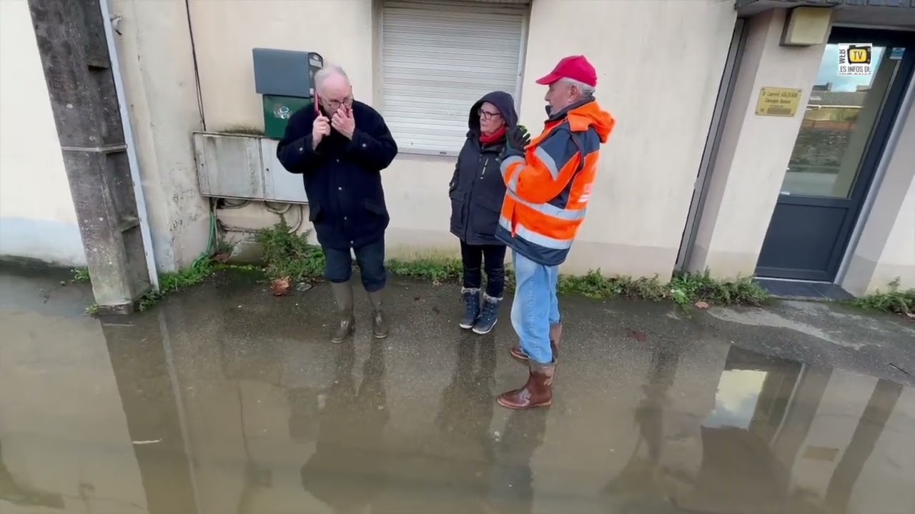 Malestroit. Gestion de crise pendant le pic d'inondations