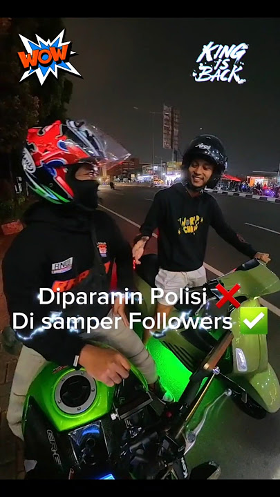 Lagi asik ngerekam malah Disamper Dikira P0L151 #funny #funvideo #er6n #dragrace