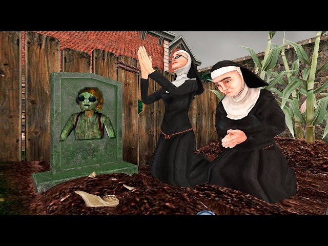 Evil Nun 2 killed a child Bad ending animation part 132 | Sister Madeline vs Sister Enda class=