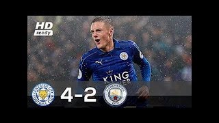 اهداف مباراة ليستر سيتي4-2 مانشستر سيتي تعليق عربي 10/12/2016