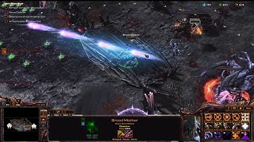 StarCraft 2 Mod Maps (Random Base Defender 4.5) Brood Mother Tie