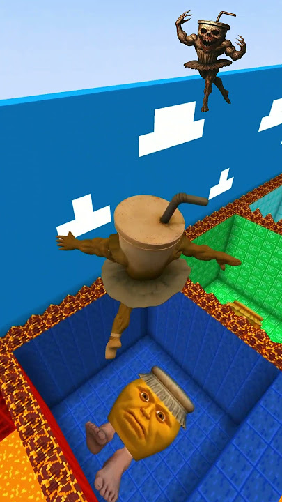 Italian Brainrot vs Squid Game Lava Jump (Part 9) #minecraft #italianbrainrot #brainrot