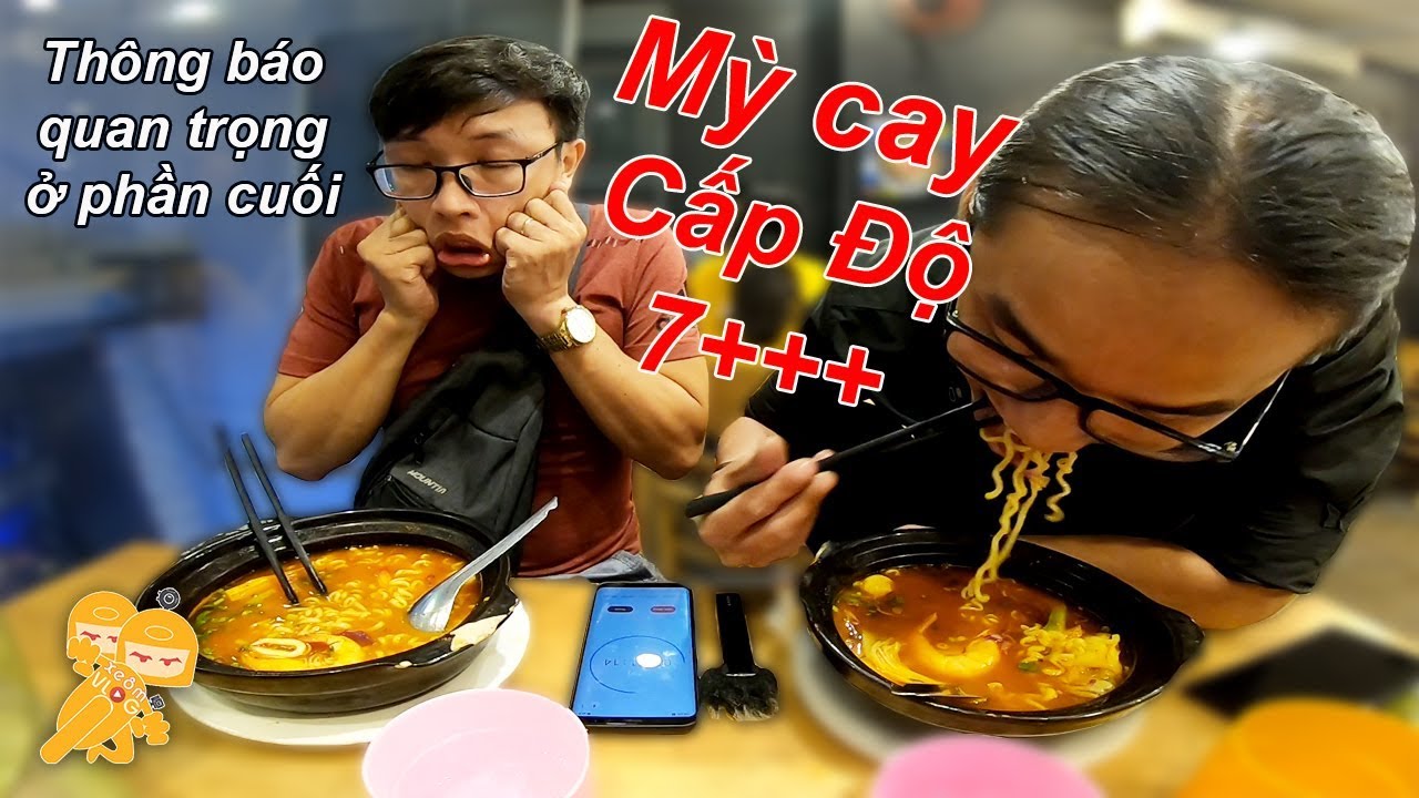 nha hang long nga Update New Đi ăn MỲ CAY CẤP ĐỘ 7 mừng thanh niên Phương xàm 10.000sub và cái kết - Xe Ôm Vlog