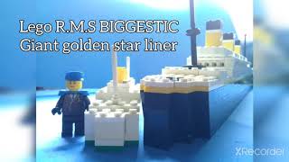 Lego RMS Biggestic Giant Golden Star liner
