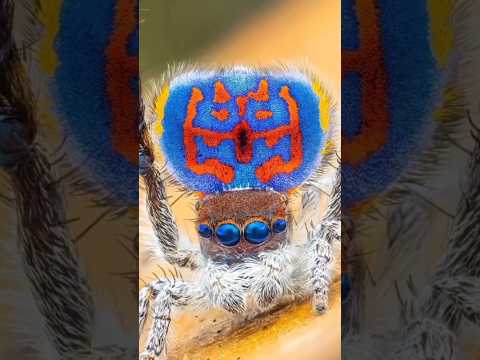 ما سر العنكبوت الذي ينافس الطاووس بألوانه