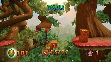 Crash Bandicoot 2:Cortex Strikes Back(N.Sane Trilogy)Walkthrough-Crash Dash(Crystal-Clear gem)