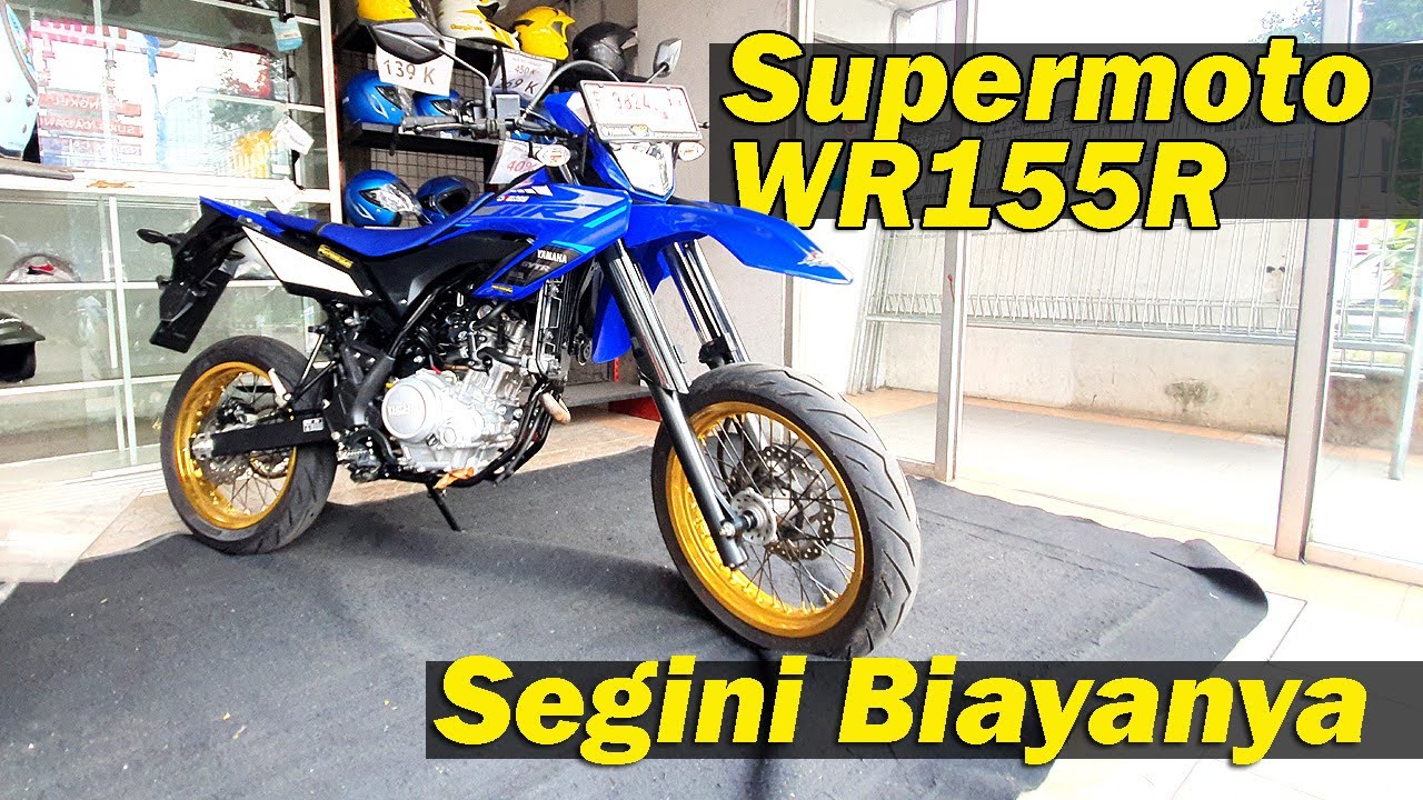 VLOG Biaya Custom Yamaha WR155R Jadi Supermoto Tmcblogcom