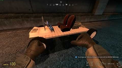 My first GMOD ACF chassis - Mid-engined, RWD, working handbrake