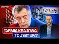 PORÓWNAŁ ARMIĘ KRAJOWĄ DO UPA. SKANDALICZNE SŁOWA W TVP