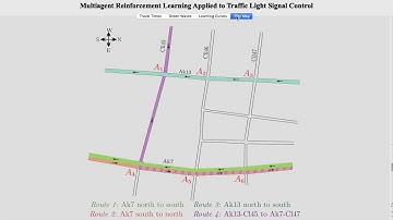 Multiagent Reinforcement Learning for traffic light signal control