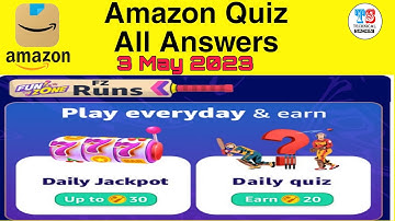 Amazon FZ Runs Quiz Answers Today | Amazon Daily Runs Quiz Answers Today | Technical Sachin