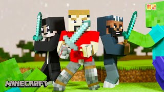 Minecraft #2 | ماتوقعنا الزعيم بهاذي القوة