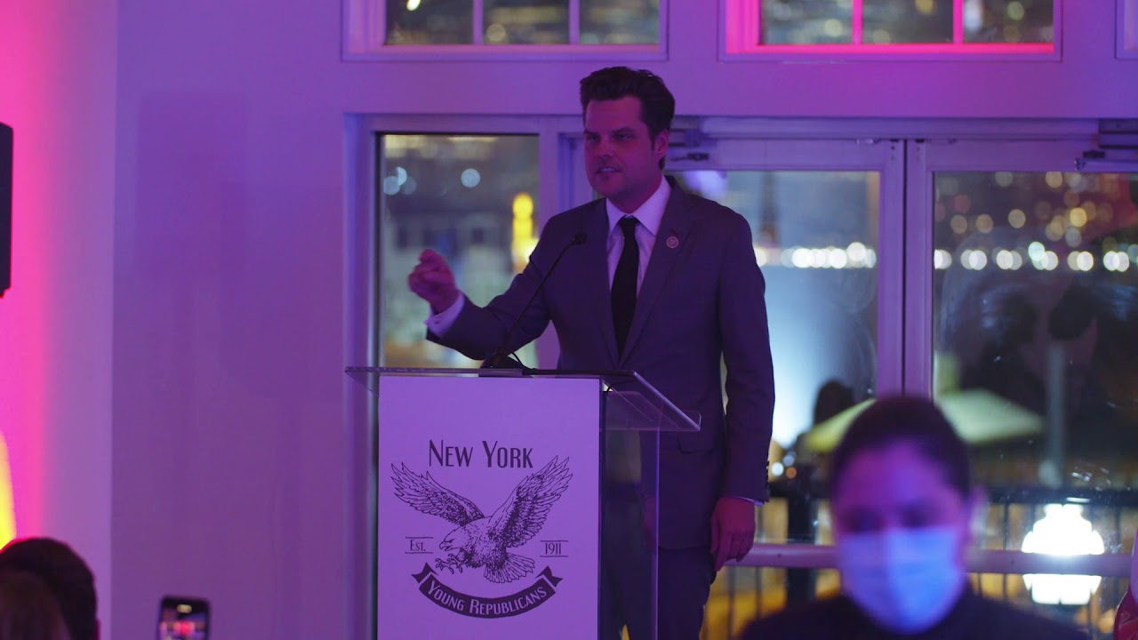 Congressman Matt Gaetz's Speech at NYYRC 108th Annual Gala