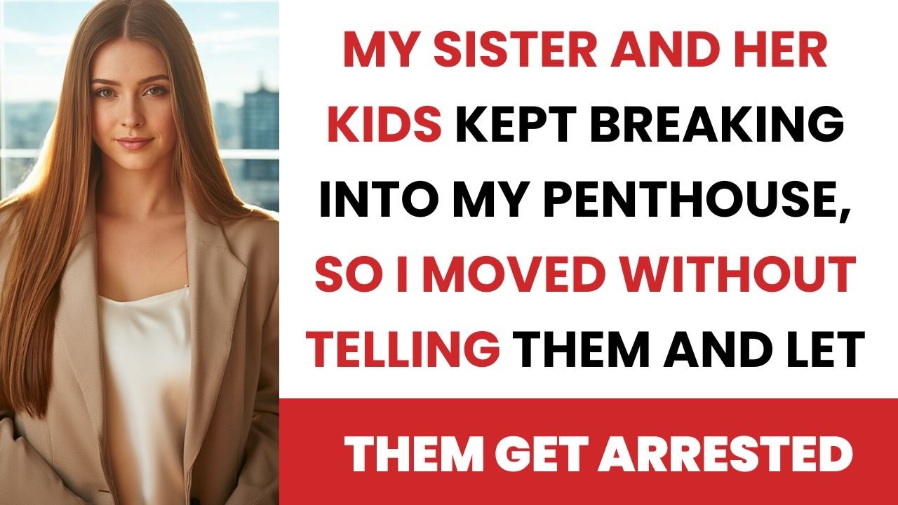 My Sister and Her Kids Kept Sneaking Into My Penthouse — So I Quietly Moved Out Without a Word…