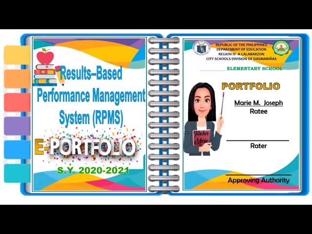 RPMS Teachers e-Portfolio 2021_Editable Template class=