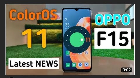 Oppo F15 Get Color Os 11 😱New Update Coming Android 11
