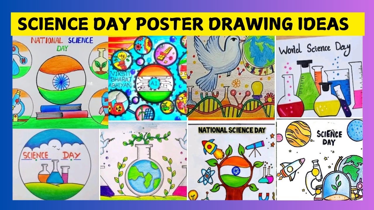 Science Month Program Sample Design Science Poster Making Theme 2025