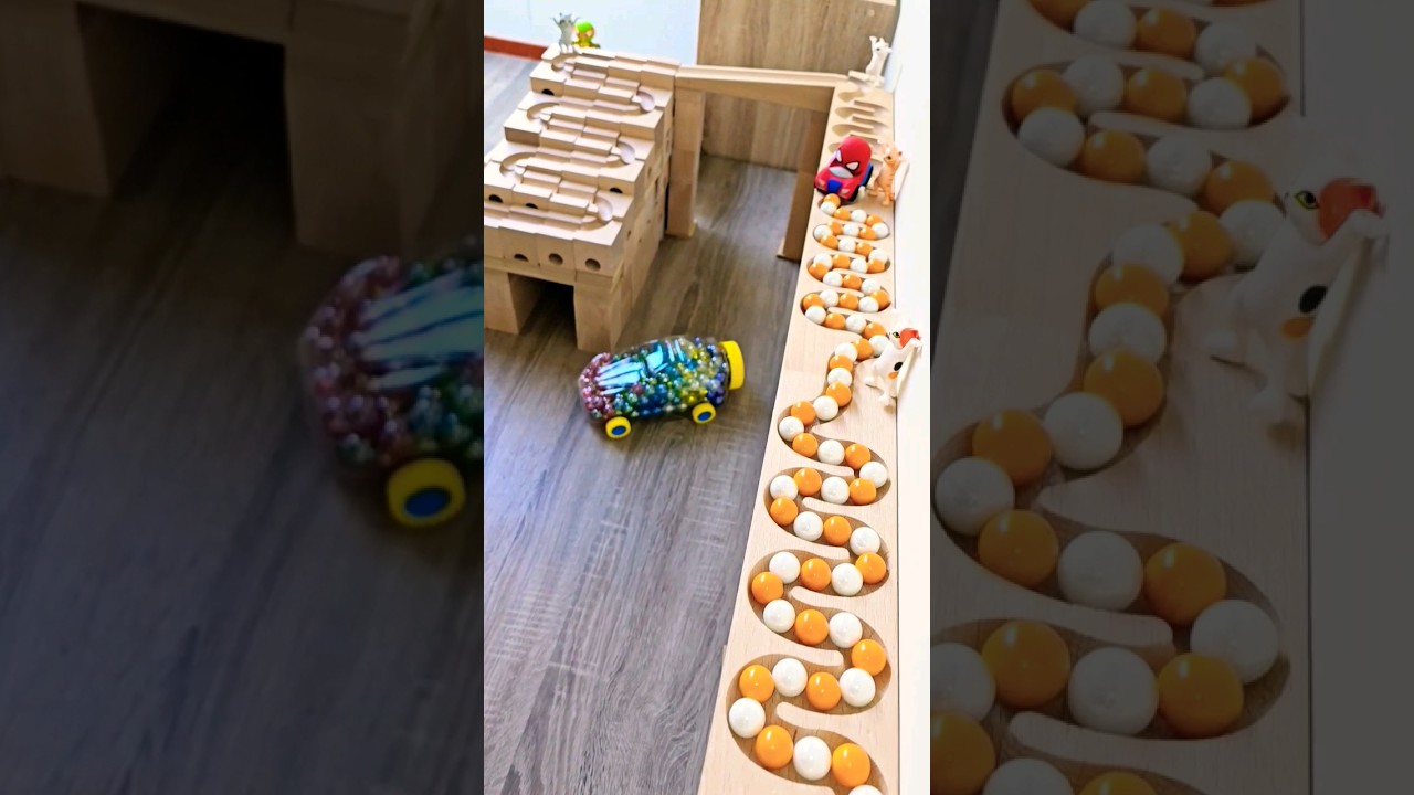 Ultimate Cuboro Marble Run: Mesmerizing Satisfying Sounds! 😌🌈 