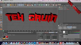 How to make 3D text in Cinema 4D and Render for Photoshop