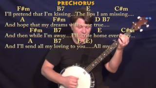 All My Loving (The Beatles) Banjo Cover Lesson with Chords/Lyrics
