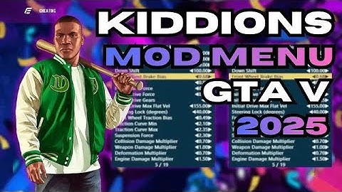 GTA 5 Mod Menu PC - Free Download Kiddions Mod Menu Gta 5, Money Hack & Online Mods (2025)