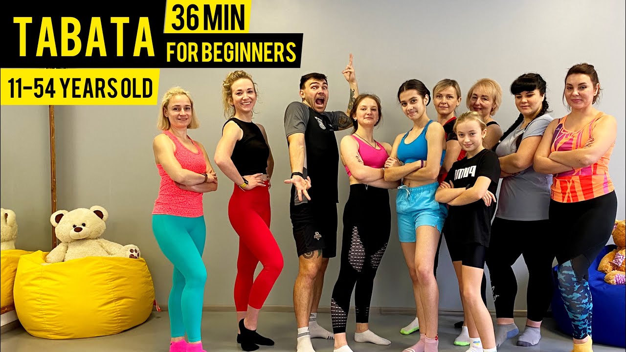 36 MIN SUPER SWEATY TABATA HIIT workout for beginners at home - No equipment, full body