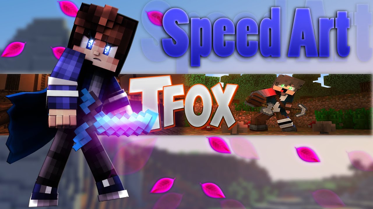 BANNER SPEED ART MINECRAFT - YouTube