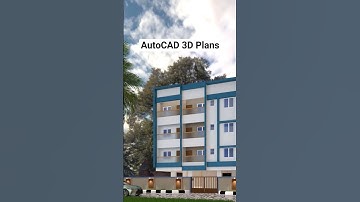 How To Make 3D Plans In AutoCAD | #shorts #ytshorts #shortvideo #shortsfeed